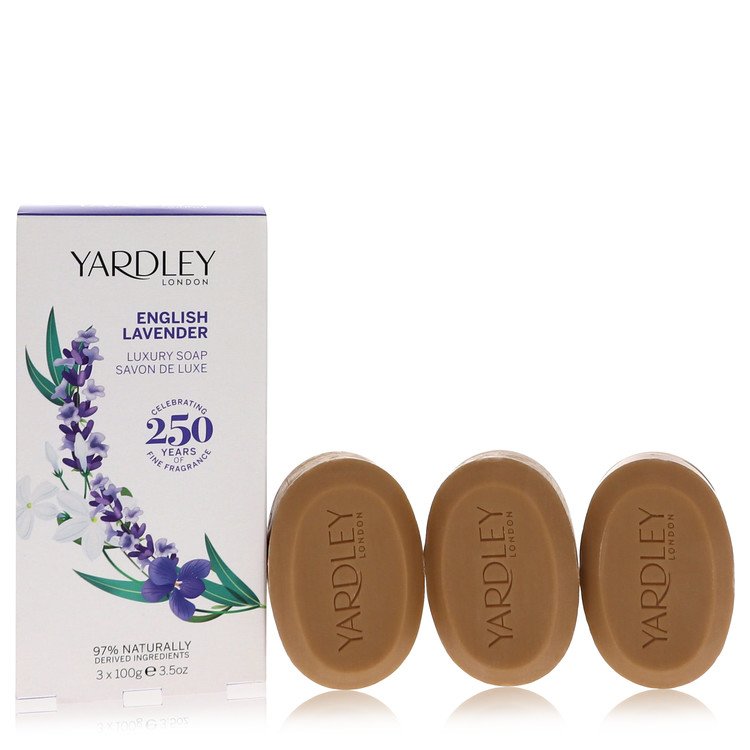 English Lavender by Yardley London 3 3.5 Soap 3.5 oz for Women