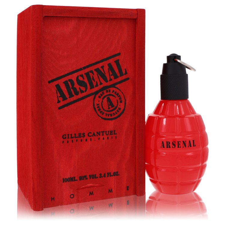 ARSENAL RED by Gilles Cantuel Eau De Parfum Spray 3.4 oz for Men