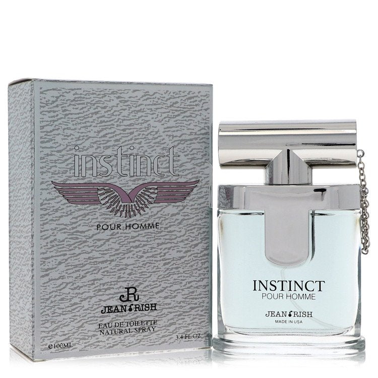 Instinct Pour Homme by Jean Rish Eau De Toilette Spray 3.4 oz for Men