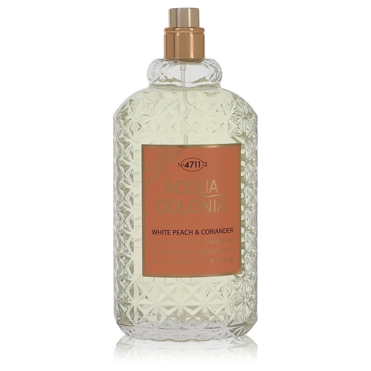 4711 Acqua Colonia White Peach & Coriander by 4711 Eau De Cologne Spray (Unisex Tester) 5.7 oz for Women