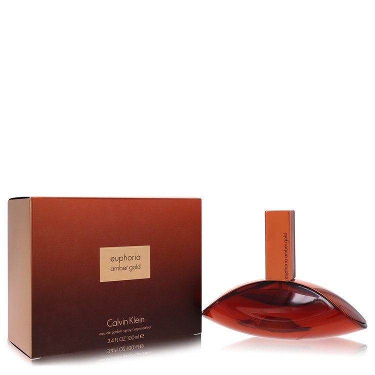 Euphoria Amber Gold by Calvin Klein Eau De Parfum Spray 3.4 oz for Women