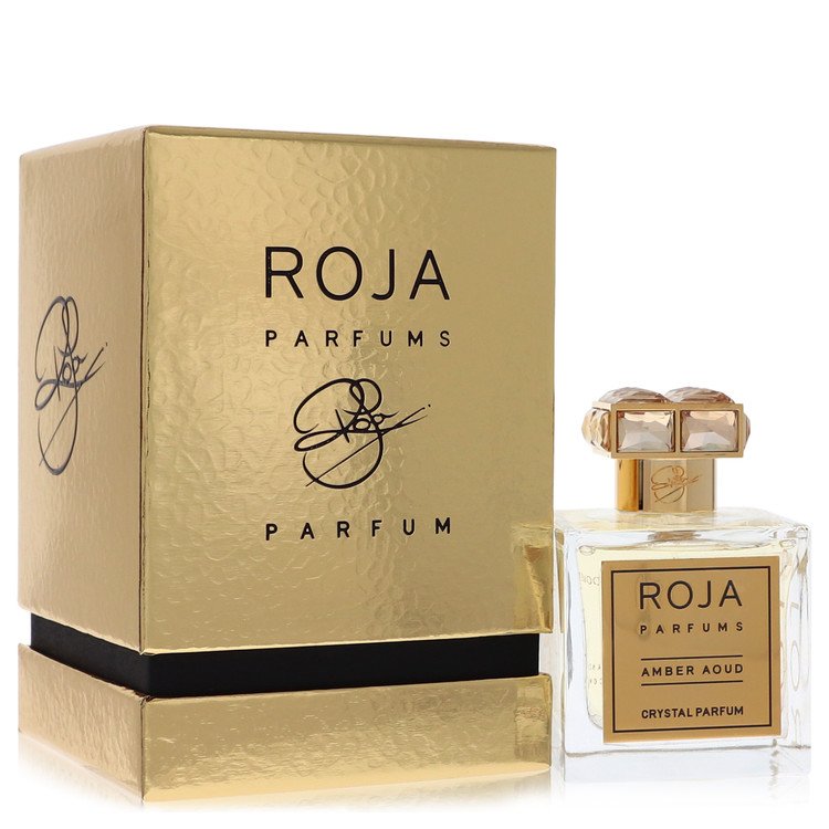 Roja Amber Aoud Crystal by Roja Parfums Extrait De Parfum Spray (Unisex) 3.4 oz for Women