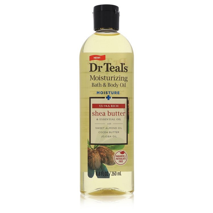 Dr Teal's Moisturizing Bath & Body Oil by Dr Teal's Ultra Rich Shea Butter with Essential Oils, Jojoba Oil, Sweet Almond Oil and Cocoa Butter 8.8 oz for Women