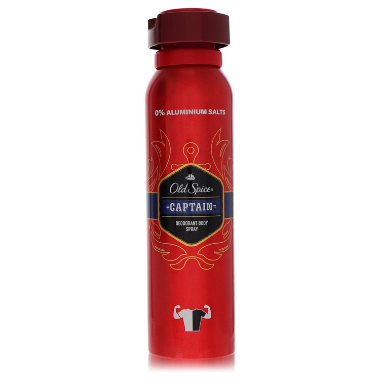 Old Spice Captain by Old Spice Deodorant Spray 5 oz for Men