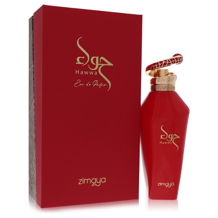 Afnan Zimaya Hawwa Red by Afnan Eau De Parfum Spray (Unisex) 3.4 oz for Women